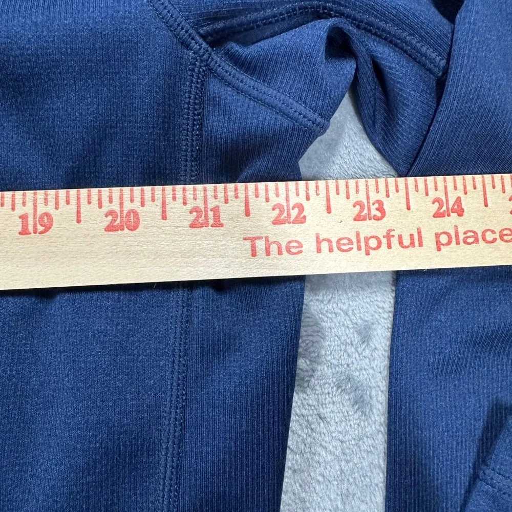 Rhone Polartec Quarter Zip Pullover Mens XL Navy Blue Thumbhole Active Top